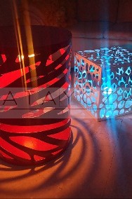 Lampa wewnętrzna wycinanie LASEREM metoda CNC  RGB LED -2