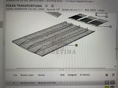Claas Dominator Avero podłoga podsiewacza Blacha stopniowana-1