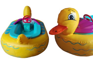 Dmuchana kaczka gumowa ponton elektryczny dla dzieci 75 kg basen łódeczka wody-1