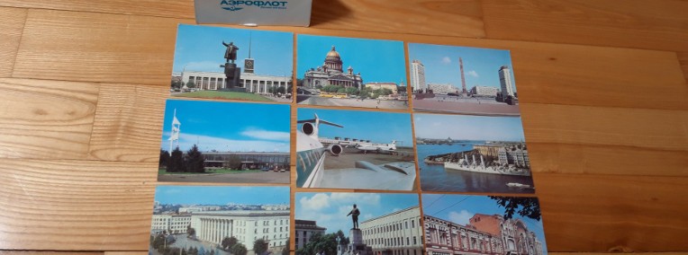 Radzieckie karty pocztowe AEROFLOT.-1