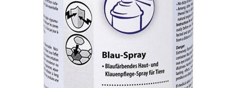 Kerbl, Blue Spray, do pielęgnacji racic 400 ml-1