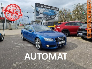 Audi A5 I (8T) 2.0 TDI 143 KM, Automat, Skóra, Bluetooth, Nawigacja, LED, Xenon, AL-1