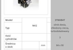 Yanmar 3TNV84T - Blok Wał Głowica [CZĘŚCI]