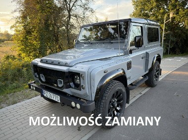 Land Rover Defender III odrestaurowany REDEF, KAHN, fotele RECARO, gwiezdne niebo, JEDYNY !!-1