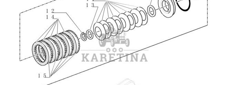 New Holland T6010 T6090 T6070 T7230 Piasta z32 87374253-1