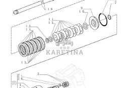 New Holland T6010 T6090 T6070 T7230 Piasta z32 87374253