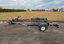 Inna PRZYCZEPA PLATFORMOWA– 3,02 × 1,77 M, UCHYLNA PLATFORMA, DMC 350–750 KG