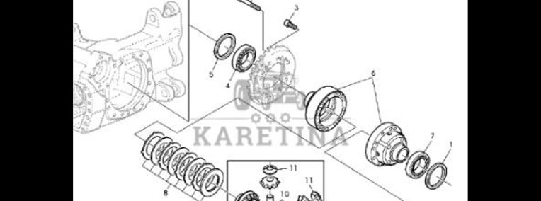 John Deere 7530 Premium - Obudowa AL175767-1