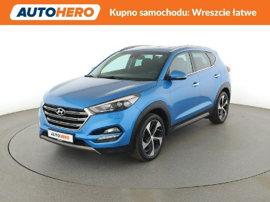 Hyundai Tucson III 4X4 177KM Automat Navi Czujniki parkowania Klimatyzacja Podgrzewane-1