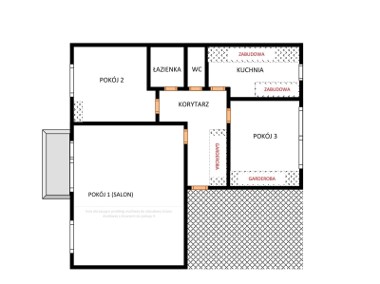 Mieszkanie 3(4) pokojowe (kuchnia z wyposażeniem) - Kościan os. Jagiellońskie-1