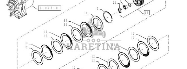 New Holland T6090 Spręźyna talerzowa 87305967-1