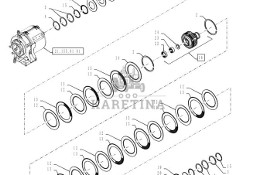 New Holland T6090 Spręźyna talerzowa 87305967