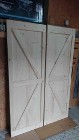 drzwi drewniane przesuwne z drewna na wymiar loft 