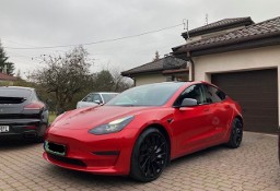 Tesla Model 3 480KM PERFORMANCE AWD Polski Salon Bezwypadkowy Na Gwarancji FV23%