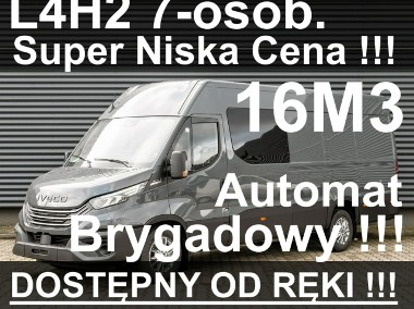 Iveco 35 Daily 35S18 H L4H2 16M3 Automat Brygadowy 7-osob. Akt.Tempo 2495 zł Super-1