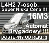 Iveco 35 Daily 35S18 H L4H2 16M3 Automat Brygadowy 7-osob. Akt.Tempo 2495 zł Super