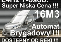 Iveco 35 Daily 35S18 H L4H2 16M3 Automat Brygadowy 7-osob. Akt.Tempo 2495 zł Super
