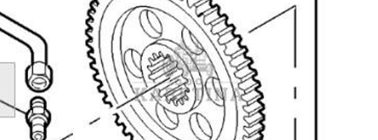 John Deere 9780CTS 9780i CTS 2005rok Koło Zębate Przekładni H167723 DE31426-1