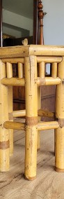Orientalny bambusowy kwietnik stoliczek-4