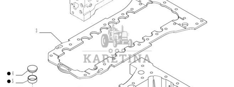 New Holland T6010 T6090 T6070 T7230 Miska oleju silnikow 2855274-1