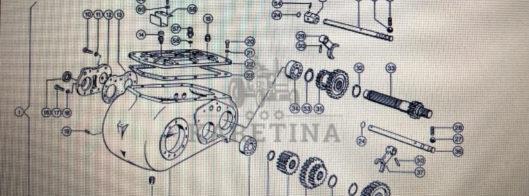 Wałek główny Claas Mega 370-340 Nr katalogowy 000 260 687 0-1