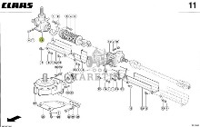 Claas RU600 - przekładnia kątowa 0009910270