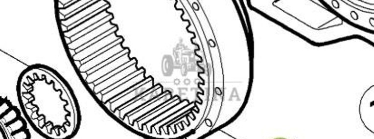 CLAAS RENAULT ATLES 936 RZ V5 Jarzmo 6005026859 60 0502 685 9-1