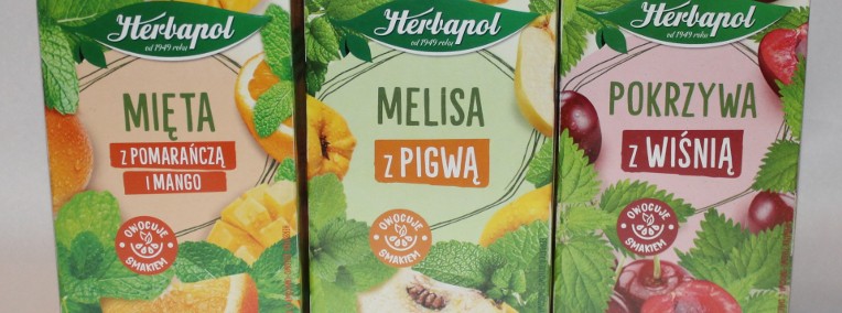  Herbata ziołowa Herbapol - mięta mango , melisa pigwa , pokrzywa wiśnia 20t.-1