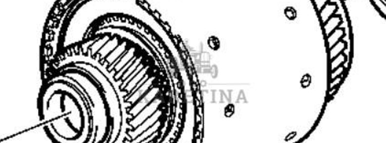 John Deere IVT Autopower 6820 6920 6920S Bęben Hamulcowy Sprzęgło Skrzyni CZĘŚCI AL159820-1