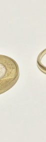 Złoty PIERŚCIONEK zaręczynowy 585 14K BRYLANT 0.1ct APART r.12-3