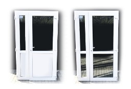 Nowe Drzwi PCV 125x210 Białe od ręki klamka gratis