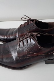 Buty męskie – półbuty skórzane brązowe „Giorgio Marini”, do sprzedania-2