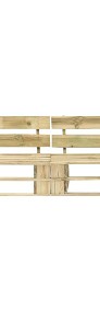 vidaXL Ogrodowe sofy z palet, 2 szt., drewno z szarymi poduszkami 275297-4