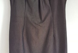 Ciemnoszara sukienka bawełniana 40 L bawełna grafitowa szara