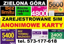 Anonimowe startery telefoniczne zarejestrowane karty SIM Zielona Góra