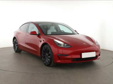 Tesla Model 3 , SoH 91%, 1. Właściciel, Serwis ASO, Automat, Skóra, Navi,, , SoH 91%,-1