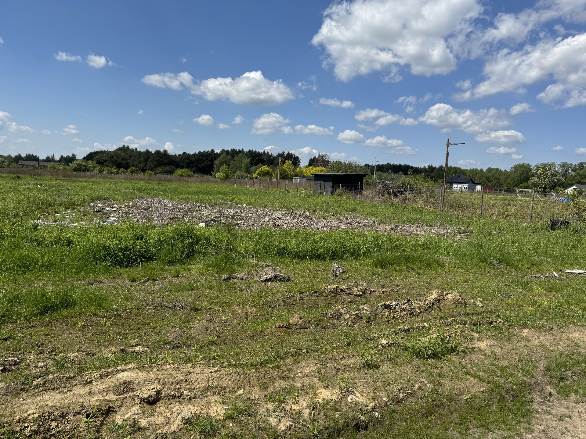 Działka budowlana pod dom jednorodzinny/blizniak 1850m² Ozorowice u. Sportowa - prąd na działce, wyrównana, gotowa do budowy 10min od Wrocławia - Widok 4