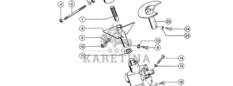Claas Dominator 98 - rozładunek - skrzydło mieszacza 0006038360-1