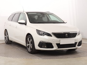 Peugeot 308 II , Salon Polska, Skóra, Navi, Klimatronic, Tempomat,
