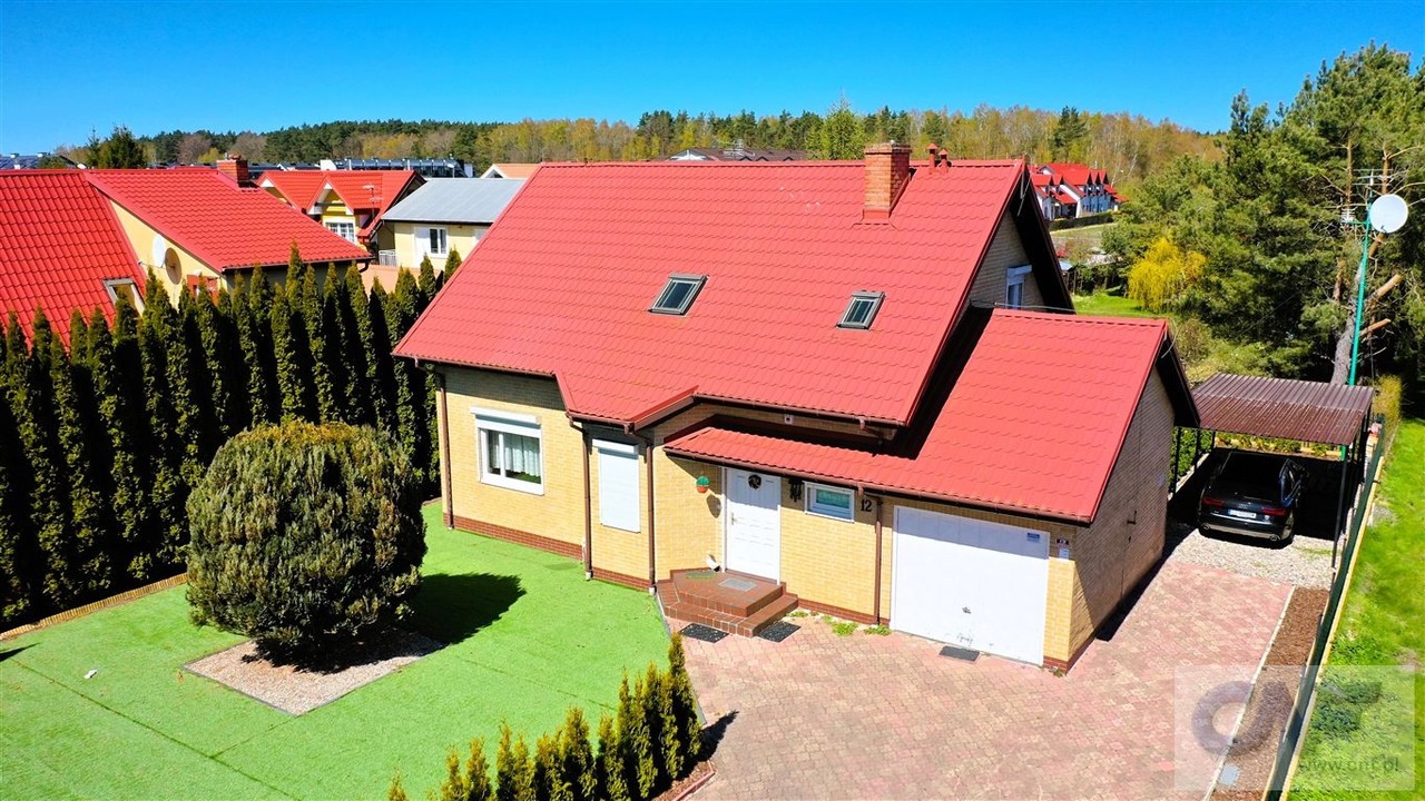 Grzybowo 500 m od plaży, dom 134 m² + garaż