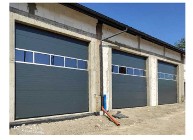 Nowa brama garażowa segmentowa FAKRO 3000x2500 antracyt Czyste powietrze