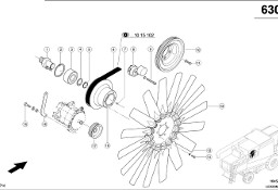Claas Lexion 580 ROTOR 0007436510 (Napęd wentylatora)