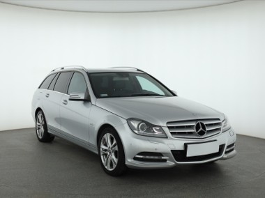 Mercedes-Benz Klasa C W204 , Salon Polska, Skóra, Xenon, Bi-Xenon, Klimatronic,-1