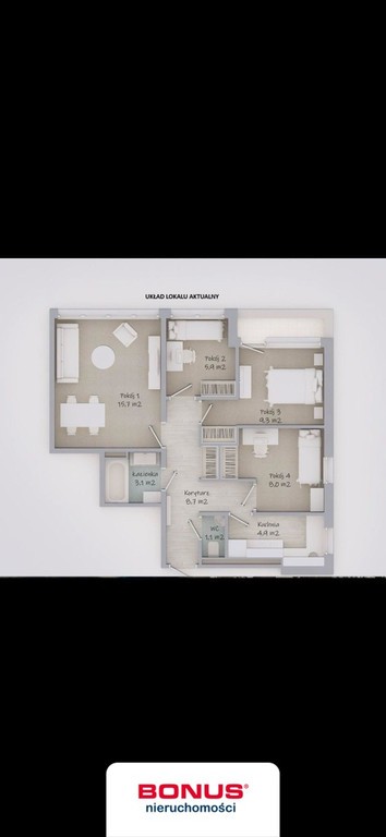 Idealne 4 pokoje po remoncie w Centrum - Widok 2