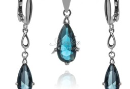 ankabizuteria.pl Biżuteria srebrna z kryształami Indian Sapphire - el