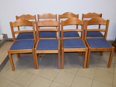krzesła sosnowe 8 sztuk super stan -1