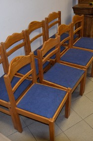krzesła sosnowe 8 sztuk super stan -2