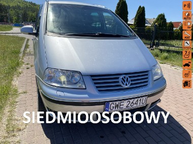 Volkswagen Sharan I 1,8 Turbo,7 foteli, podgrz. szyba czołowa i fotele,hak,wbud. fotelik-1