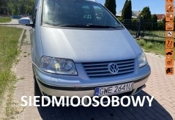 Volkswagen Sharan I 1,8 Turbo,7 foteli, podgrz. szyba czołowa i fotele,hak,wbud. fotelik