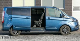 Ford T Tourneo Custom TITANIUM 8-OSÓB aluminiowe koła skóry podgrzewane fotele